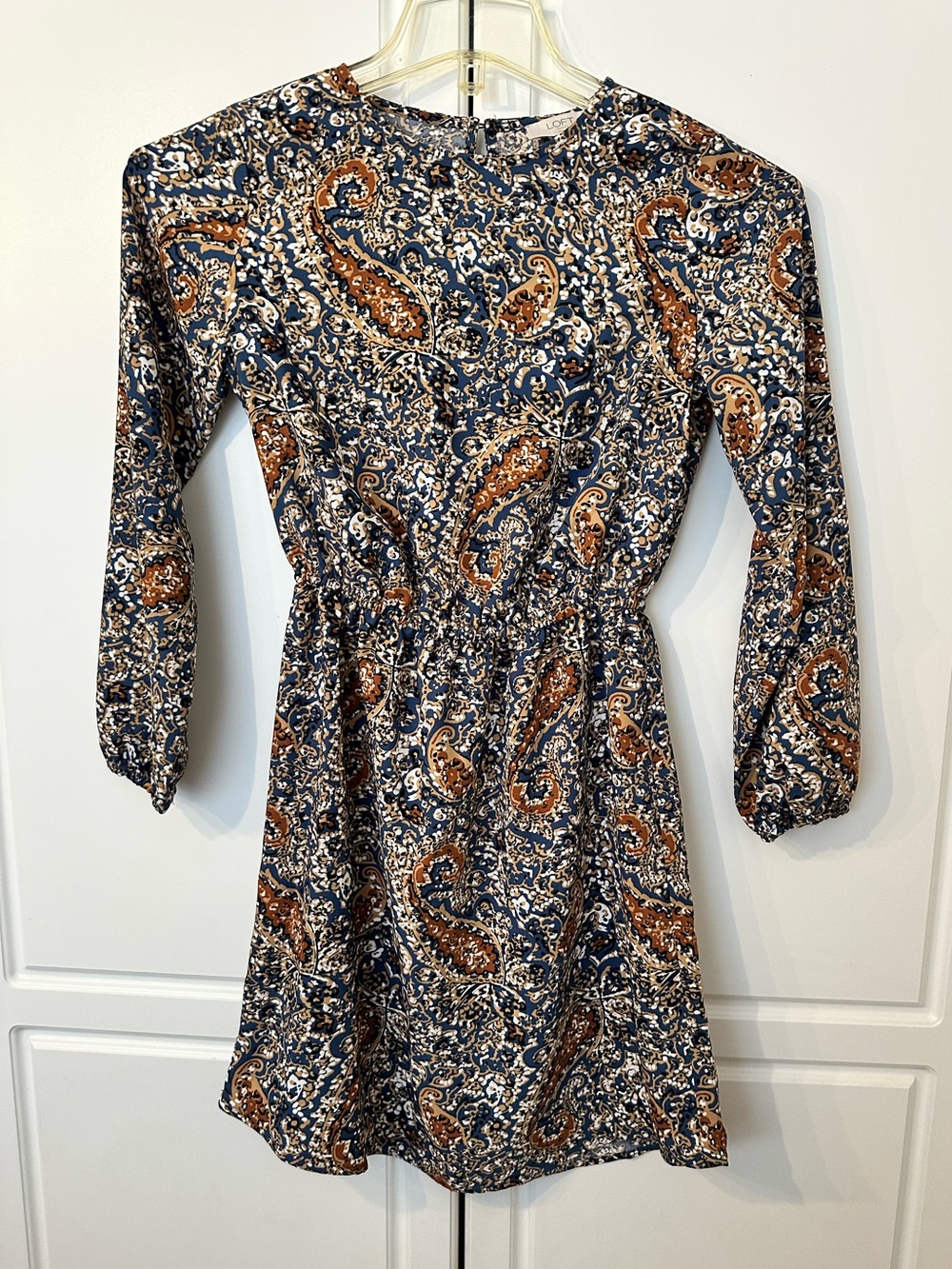 Loft outlet paisley dress